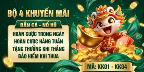 GANA Promotion COMBO 4 ƯU ĐÃI NỔ HŨ _ BẮN CÁ