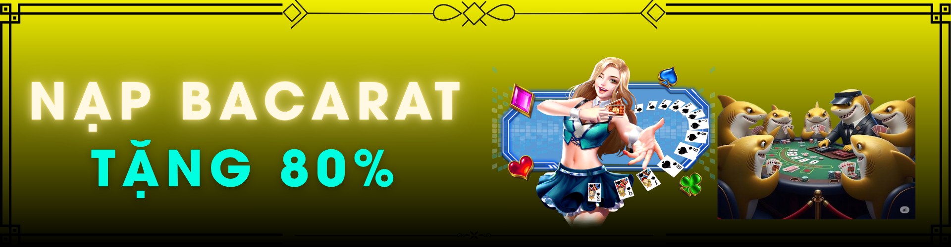 SL68 Promotion Tặng 80% Chơi Bacarat